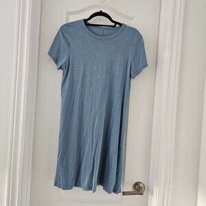 Cotton Blend Short Sleeve Dress